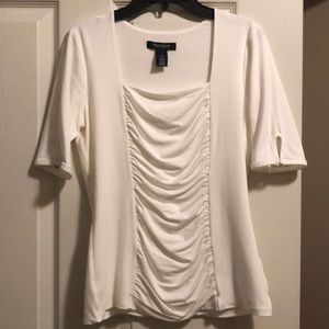 WHBM white blouse, small